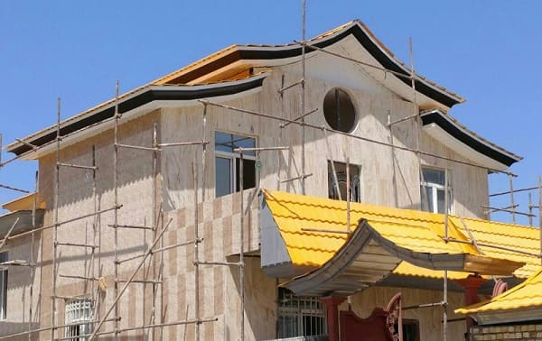 هزینه ی اجرای سقف شیروانی